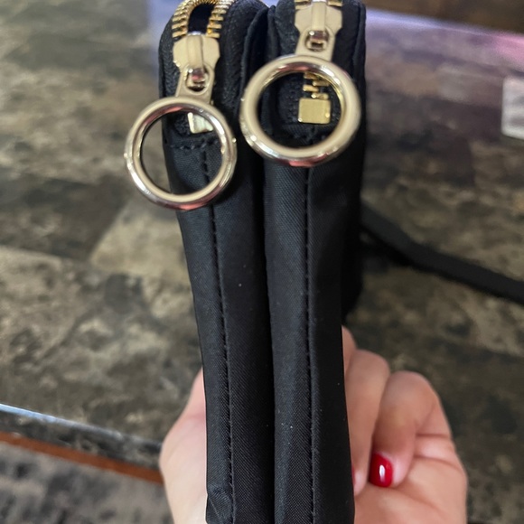 Lululemon black gold Now and Always Wristlet zippered wallet - Picture 9 of 15